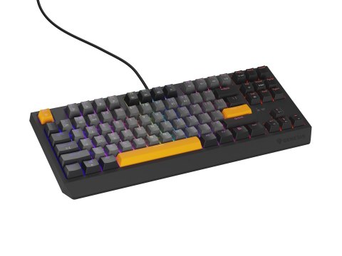 GENESIS Thor 230 TKL klawiatura Gaming USB + RF Wireless + Bluetooth QWERTY Czarny, Szary, Pomarańczowy GENESIS Thor 230 TKL klawiatura Gaming USB + RF Wireless + Bluetooth QWERTY Czarny, Szary, Pomarańczowy