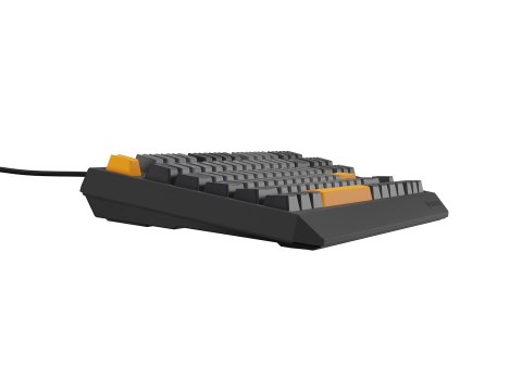 GENESIS Thor 230 TKL klawiatura Gaming USB + RF Wireless + Bluetooth QWERTY Czarny, Szary, Pomarańczowy GENESIS Thor 230 TKL klawiatura Gaming USB + RF Wireless + Bluetooth QWERTY Czarny, Szary, Pomarańczowy