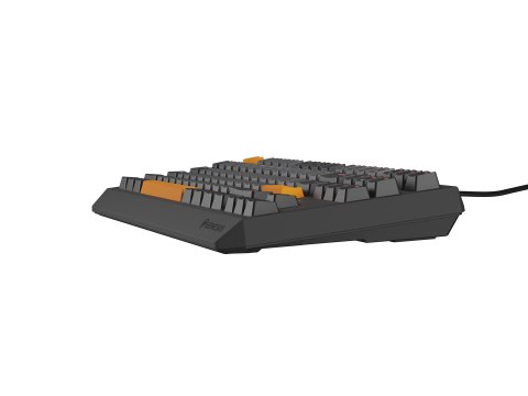 GENESIS Thor 230 TKL klawiatura Gaming USB + RF Wireless + Bluetooth QWERTY Czarny, Szary, Pomarańczowy GENESIS Thor 230 TKL klawiatura Gaming USB + RF Wireless + Bluetooth QWERTY Czarny, Szary, Pomarańczowy