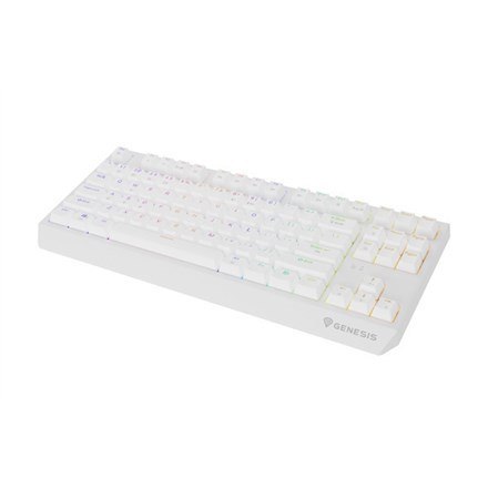 GENESIS Thor 230 TKL klawiatura Gaming USB + RF Wireless + Bluetooth QWERTY US English Biały GENESIS Thor 230 TKL klawiatura Gaming USB + RF Wireless + Bluetooth QWERTY US English Biały