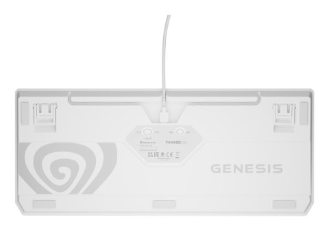 GENESIS Thor 230 TKL klawiatura Gaming USB + RF Wireless + Bluetooth QWERTY US English Biały GENESIS Thor 230 TKL klawiatura Gaming USB + RF Wireless + Bluetooth QWERTY US English Biały