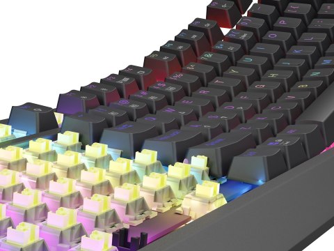 GENESIS Thor 230 TKL klawiatura Gaming USB + RF Wireless + Bluetooth QWERTY US English Czarny GENESIS Thor 230 TKL klawiatura Gaming USB + RF Wireless + Bluetooth QWERTY US English Czarny