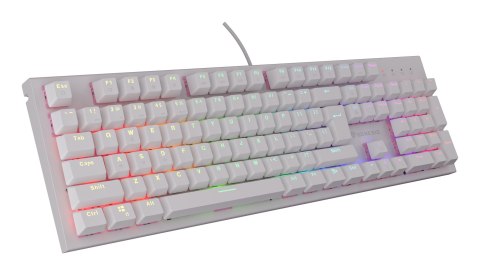 GENESIS Thor 303 klawiatura Gaming USB QWERTY US English Biały GENESIS Thor 303 klawiatura Gaming USB QWERTY US English Biały