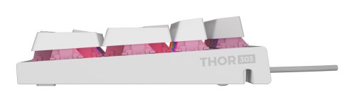 GENESIS Thor 303 klawiatura Gaming USB QWERTY US English Biały GENESIS Thor 303 klawiatura Gaming USB QWERTY US English Biały