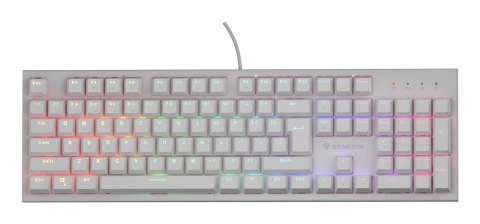 GENESIS Thor 303 klawiatura Gaming USB QWERTY US English Biały GENESIS Thor 303 klawiatura Gaming USB QWERTY US English Biały