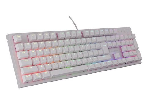 GENESIS Thor 303 klawiatura Gaming USB QWERTY US English Biały GENESIS Thor 303 klawiatura Gaming USB QWERTY US English Biały