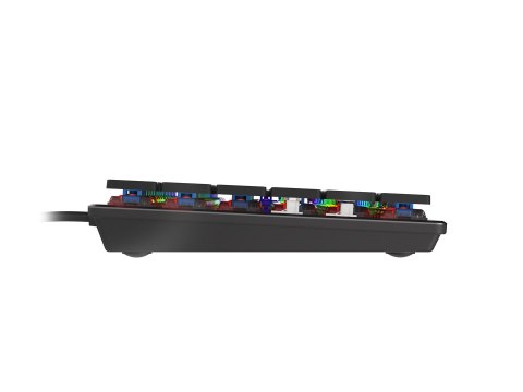 GENESIS Thor 420 RGB klawiatura Gaming USB AZERTY US English Srebrny GENESIS Thor 420 RGB klawiatura Gaming USB AZERTY US English Srebrny