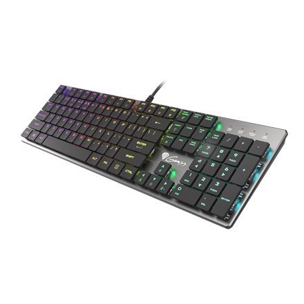 GENESIS Thor 420 RGB klawiatura Gaming USB AZERTY US English Srebrny GENESIS Thor 420 RGB klawiatura Gaming USB AZERTY US English Srebrny