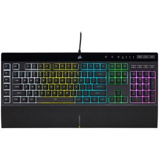Corsair K55 RGB PRO klawiatura Gaming USB QWERTZ Niemiecki Czarny