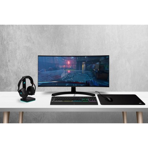 Corsair K55 RGB PRO klawiatura Gaming USB QWERTZ Niemiecki Czarny Corsair K55 RGB PRO klawiatura Gaming USB QWERTZ Niemiecki Czarny