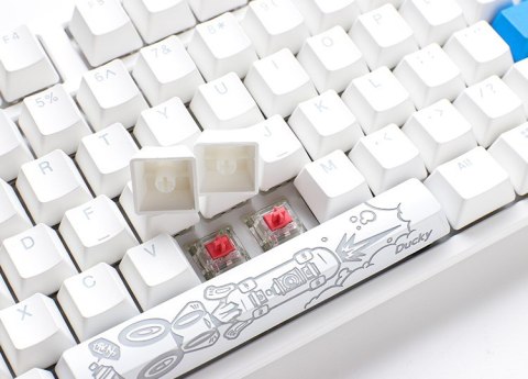 Ducky One 2 RGB TKL klawiatura Uniwersalne USB Biały Ducky One 2 RGB TKL klawiatura Uniwersalne USB Biały