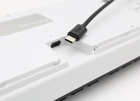 Ducky One 2 White LED klawiatura Uniwersalne USB Niemiecki Czarny, Biały Ducky One 2 White LED klawiatura Uniwersalne USB Niemiecki Czarny, Biały