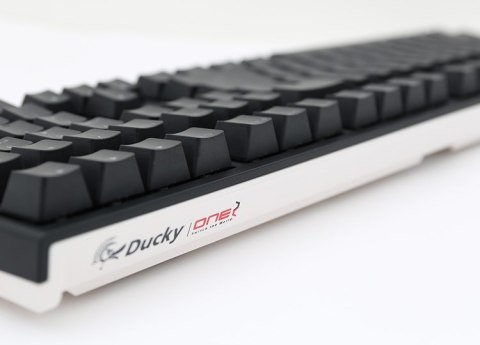 Ducky One 2 White LED klawiatura Uniwersalne USB Niemiecki Czarny, Biały Ducky One 2 White LED klawiatura Uniwersalne USB Niemiecki Czarny, Biały