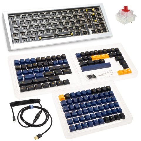 Ducky Outlaw 65 klawiatura Uniwersalne USB US English Srebrny Ducky Outlaw 65 klawiatura Uniwersalne USB US English Srebrny
