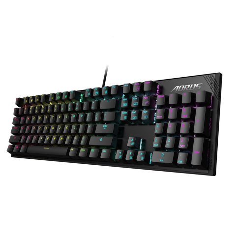 Gigabyte AORUS K1 klawiatura USB QWERTY Angielski Czarny Gigabyte AORUS K1 klawiatura USB QWERTY Angielski Czarny
