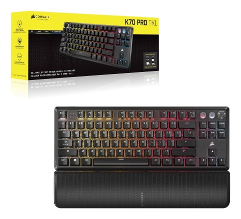 Klawiatura do gier Corsair K70 Pro TKL, Klawiatura TKL (80%), Corsair MGX -, ISO (DE) Klawiatura do gier Corsair K70 Pro TKL, Klawiatura TKL (80%), Corsair MGX -, ISO (DE)