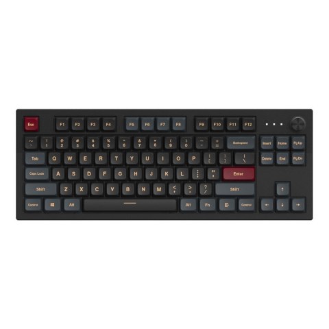 Montech MKey TKL klawiatura Gaming USB Bordowy, Ciemny Szary Montech MKey TKL klawiatura Gaming USB Bordowy, Ciemny Szary