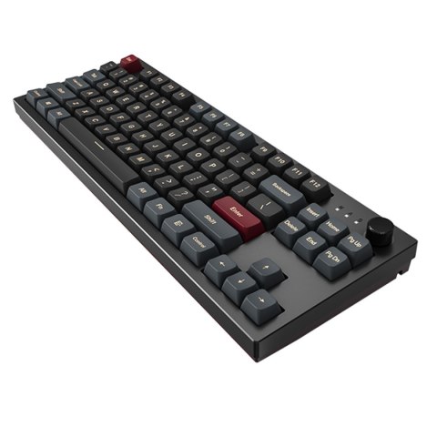 Montech MKey TKL klawiatura Gaming USB Bordowy, Ciemny Szary Montech MKey TKL klawiatura Gaming USB Bordowy, Ciemny Szary