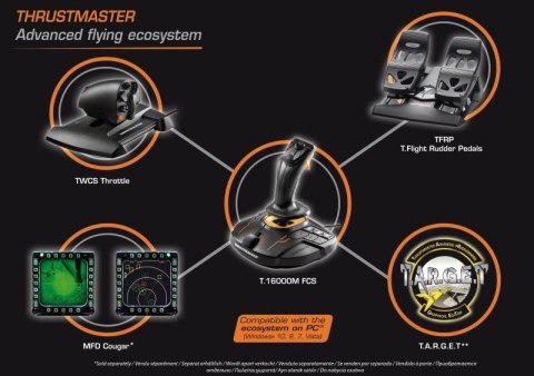 THRUSTMASTER JOYSTICK T16000M FLIGHT PACK (PC) THRUSTMASTER JOYSTICK T16000M FLIGHT PACK (PC)