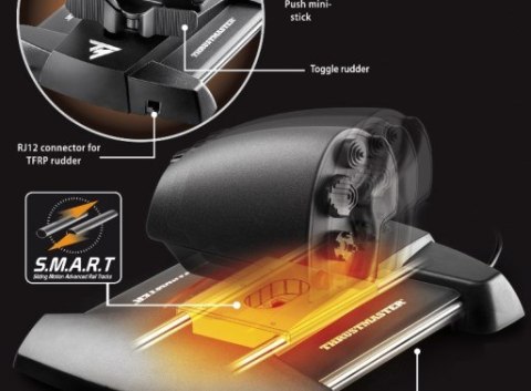 Thrustmaster T-16000M FCS Hotas Czarny, Pomarańczowy USB Joystick Analogowa/Cyfrowa MAC, PC Thrustmaster T-16000M FCS Hotas Czarny, Pomarańczowy USB Joystick Analogowa/Cyfrowa MAC, PC