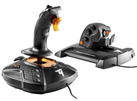 Thrustmaster T-16000M FCS Hotas Czarny, Pomarańczowy USB Joystick Analogowa/Cyfrowa MAC, PC Thrustmaster T-16000M FCS Hotas Czarny, Pomarańczowy USB Joystick Analogowa/Cyfrowa MAC, PC