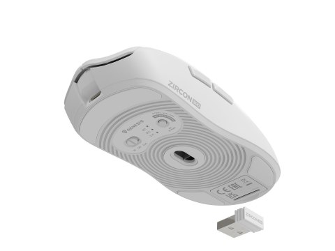 GENESIS Zircon 500 myszka Gaming Po prawej stronie RF Wireless + Bluetooth + USB Type-C Optyczny 10000 DPI GENESIS Zircon 500 myszka Gaming Po prawej stronie RF Wireless + Bluetooth + USB Type-C Optyczny 10000 DPI