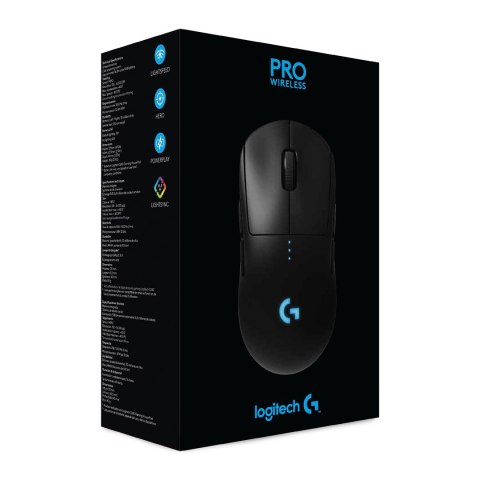 Logitech G Pro Wireless myszka Oburęczny RF Wireless Optyczny 25600 DPI