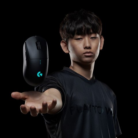 Logitech G Pro Wireless myszka Oburęczny RF Wireless Optyczny 25600 DPI