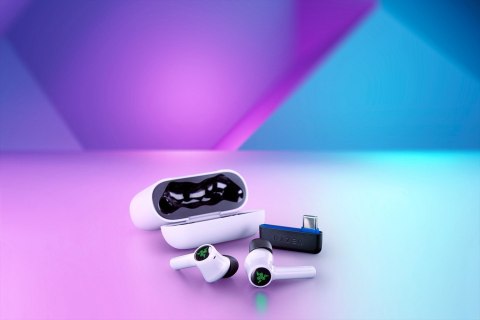 Razer Hammerhead HyperSpeed Słuchawki Bezprzewodowy Douszny Gaming Bluetooth Biały Razer Hammerhead HyperSpeed Słuchawki Bezprzewodowy Douszny Gaming Bluetooth Biały