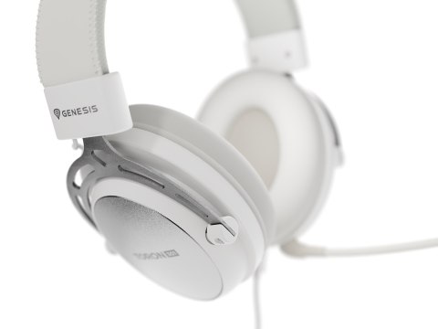 GENESIS Toron 301 Zestaw słuchawkowy Przewodowa Opaska na głowę Gaming Biały GENESIS Toron 301 Zestaw słuchawkowy Przewodowa Opaska na głowę Gaming Biały