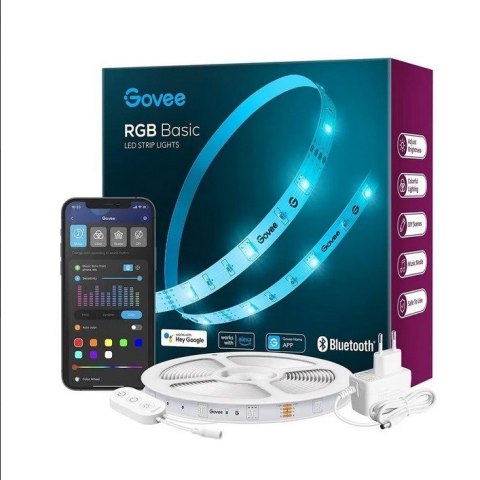 Govee H615A LED Strip Light 5m; Taśma LED; Wi-Fi, RGB Govee H615A LED Strip Light 5m; Taśma LED; Wi-Fi, RGB