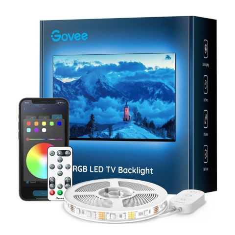 Govee H6179 TV backlight; Taśma LED; dla TV 46-60 cali, Bluetooth, RGB Govee H6179 TV backlight; Taśma LED; dla TV 46-60 cali, Bluetooth, RGB