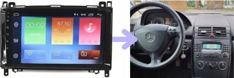RADIO NAWIGACJA GPS MERCEDES W245, T245 A KLASA ANDROID