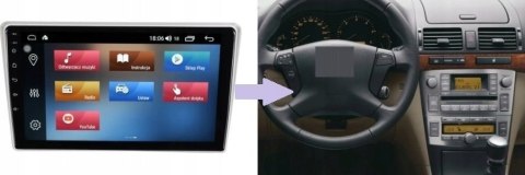 RADIO NAWIGACJA GPS TOYOTA AVENSIS T25 2003-08 RADIO NAWIGACJA GPS TOYOTA AVENSIS T25 2003-08