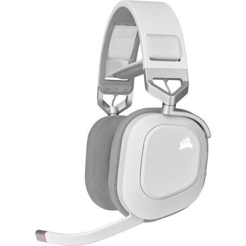 Słuchawki Corsair HS80 RGB Wireless White Słuchawki Corsair HS80 RGB Wireless White