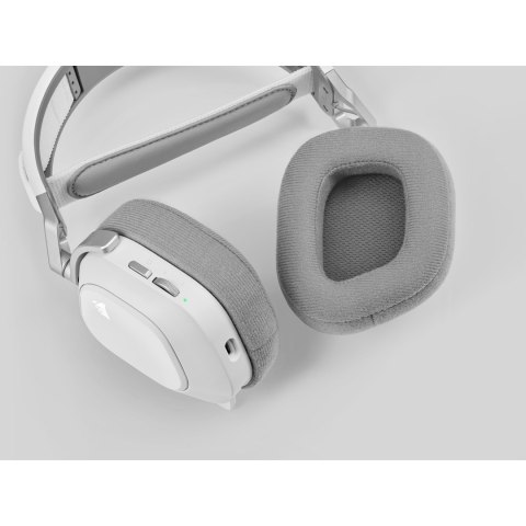 Słuchawki Corsair HS80 RGB Wireless White Słuchawki Corsair HS80 RGB Wireless White