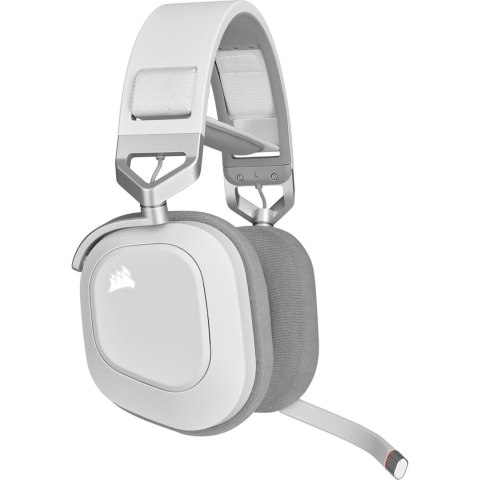 Słuchawki Corsair HS80 RGB Wireless White Słuchawki Corsair HS80 RGB Wireless White