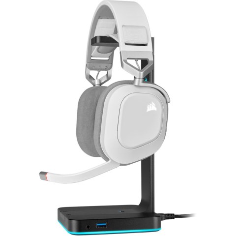 Słuchawki Corsair HS80 RGB Wireless White Słuchawki Corsair HS80 RGB Wireless White