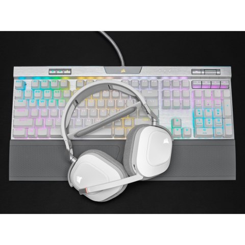 Słuchawki Corsair HS80 RGB Wireless White Słuchawki Corsair HS80 RGB Wireless White