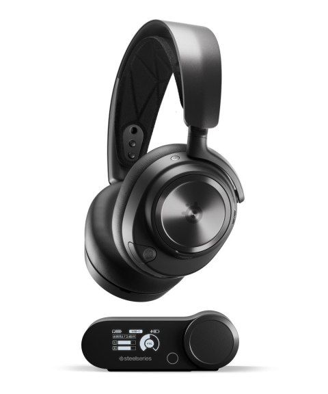 Steelseries Arctis Nova Pro Wireless Zestaw słuchawkowy Bezprzewodowy Opaska na głowę Gaming Bluetooth Czarny Steelseries Arctis Nova Pro Wireless Zestaw słuchawkowy Bezprzewodowy Opaska na głowę Gaming Bluetooth Czarny