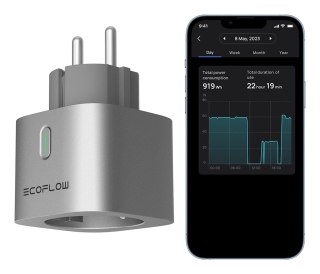 EcoFlow EFA-SMARTPLUG-EU inteligentny korek Srebrny