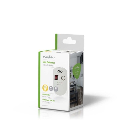 Nedis DTCTG10CWT detektor gazu LPG, Gaz naturalny Nedis DTCTG10CWT detektor gazu LPG, Gaz naturalny