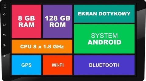 RADIO NAWIGACJA GPS DODGE CALIBER 2006-11 ANDROID