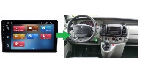 RADIO NAWIGACJA GPS NISSAN PRIMASTAR 2006-2014 ANDROID