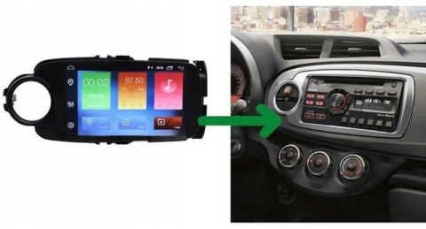 RADIO NAWIGACJA GPS TOYOTA YARIS III 11-19 ANDROID