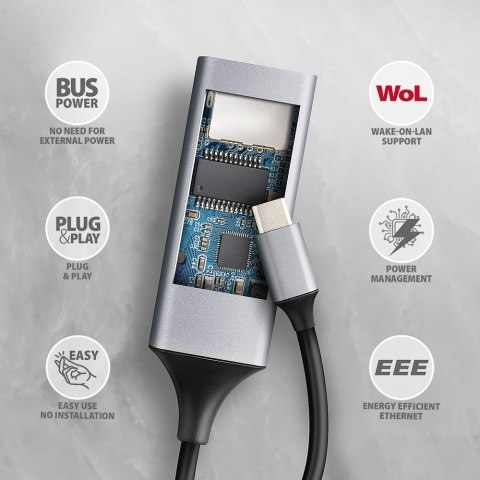 Axagon ADE-TXPD stacja dokująca Przewodowa USB 3.2 Gen 1 (3.1 Gen 1) Type-C Szary Axagon ADE-TXPD stacja dokująca Przewodowa USB 3.2 Gen 1 (3.1 Gen 1) Type-C Szary