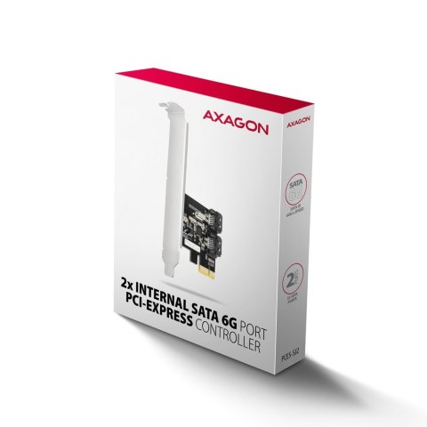 Axagon PCES-SJ2 adapter Wewnętrzny SATA Axagon PCES-SJ2 adapter Wewnętrzny SATA