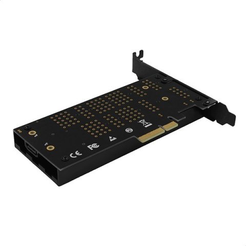 Adapter Axagon PCEM2-DC PCI-E x4 na M.2 NVMe z chłodzeniem Adapter Axagon PCEM2-DC PCI-E x4 na M.2 NVMe z chłodzeniem
