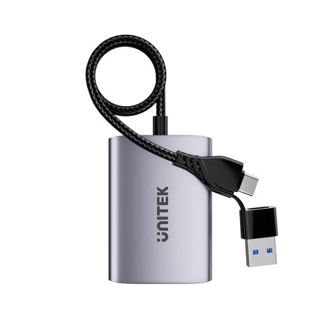 Adapter USB-A/USB-C | 2x HDMI - Unitek V1427A01 Adapter USB-A/USB-C | 2x HDMI - Unitek V1427A01