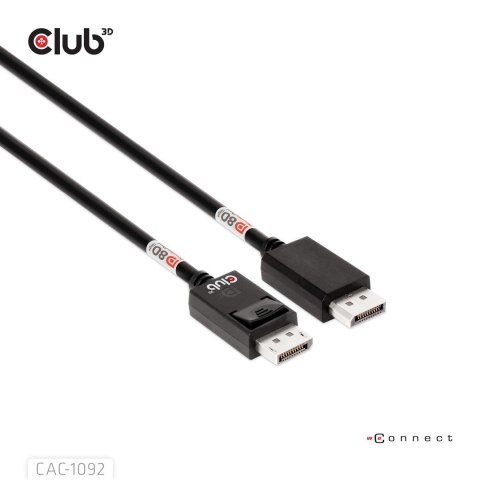 CLUB3D CAC-1092 kabel DisplayPort 1,6 m Czarny CLUB3D CAC-1092 kabel DisplayPort 1,6 m Czarny